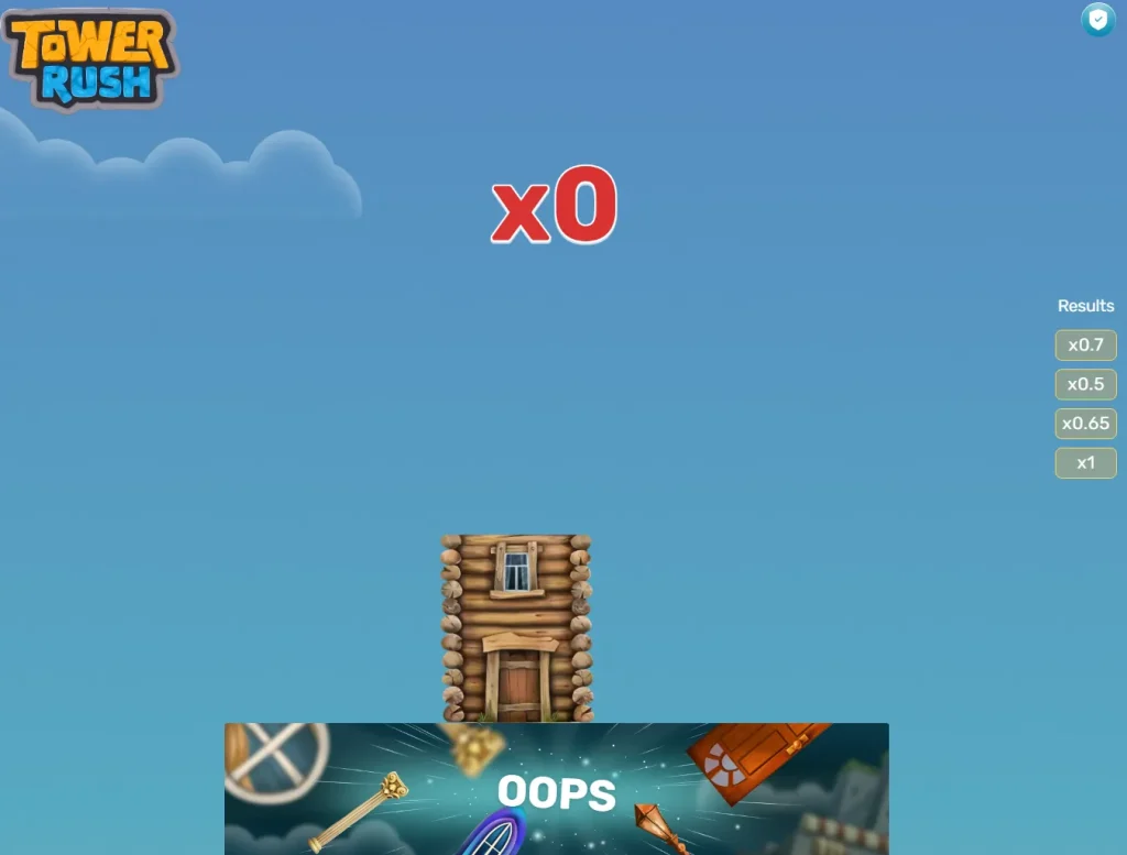 Tower Rush Verlust