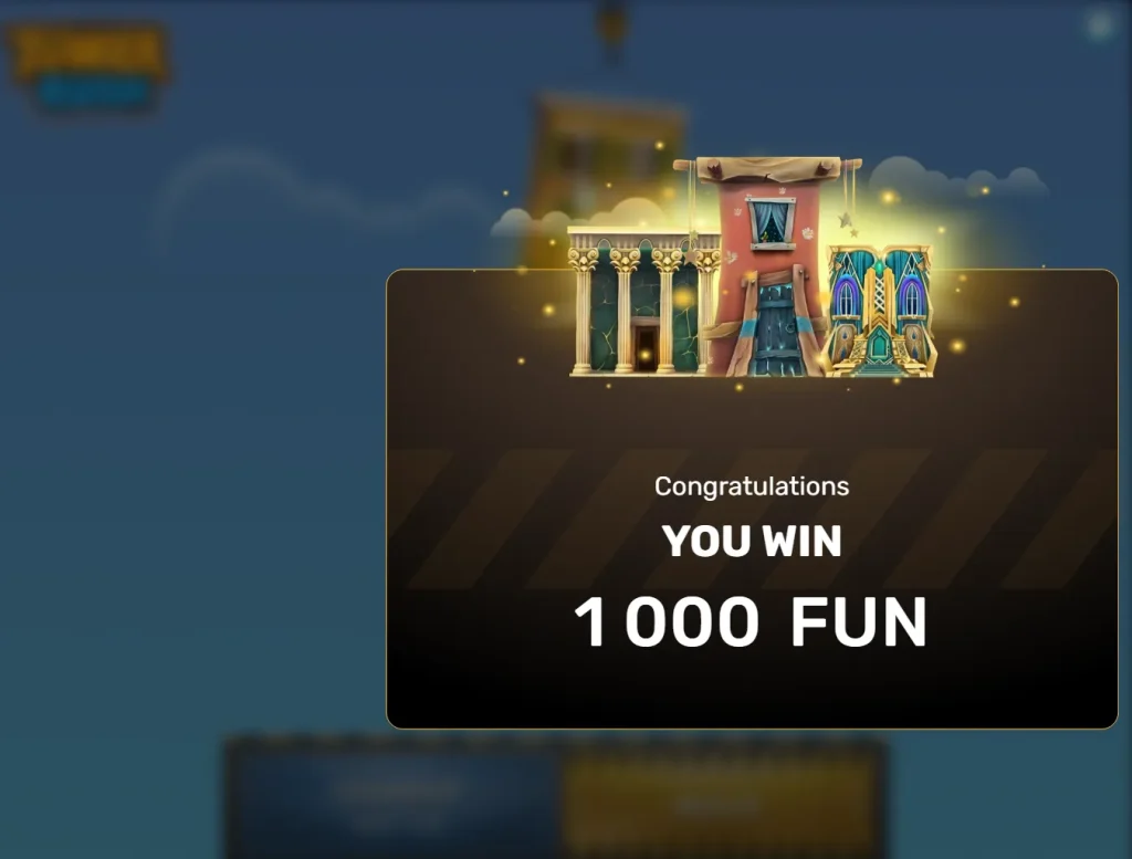 Tower Rush Gewinn